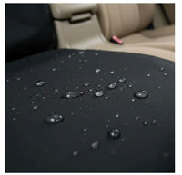 Detalle de la tela impermeable CANFIELD con gotas de agua